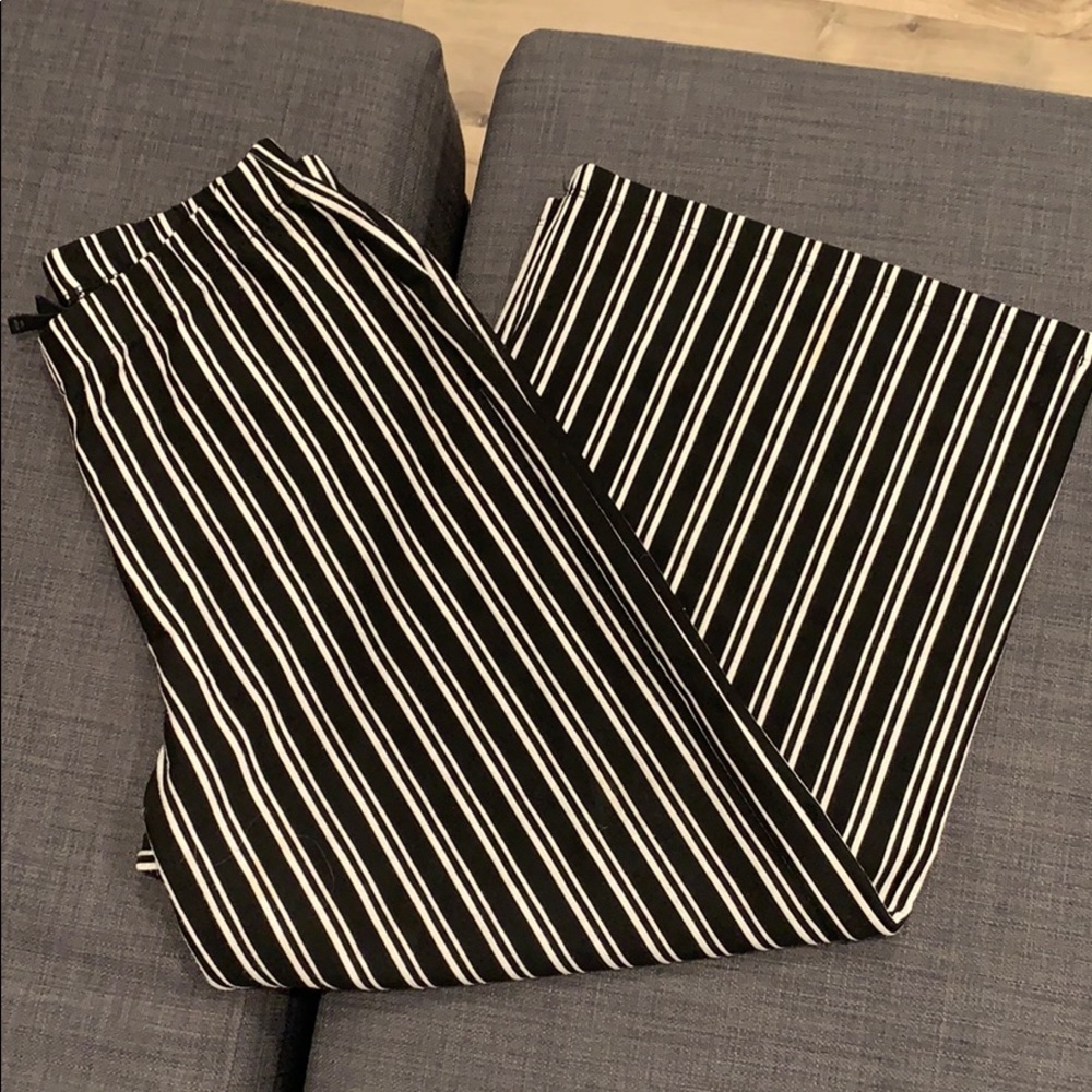 Wide Leg Striped Pants